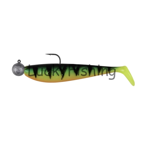 Fox Rage Bulk Loaded Zander Pro Shad 12cm UV Firetiger 4/0 50g