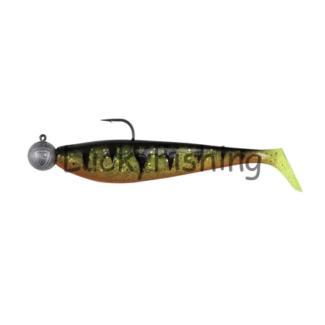 Fox Rage Bulk Loaded Zander Pro Shad 12cm UV Perch 4/0 50g