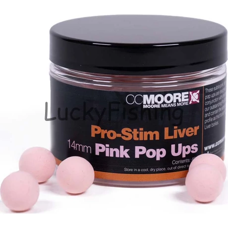 CC Moore Pro-Stim Liver Pink Pop Ups 14mm