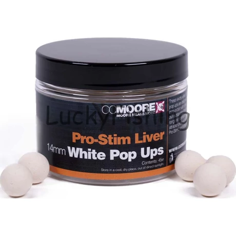 CC Moore Pro-Stim Liver White Pop Ups 14mm