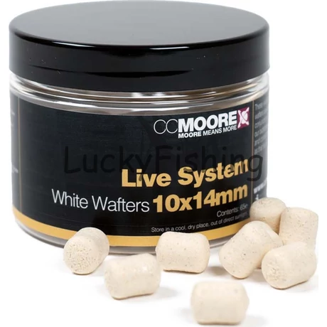 CC Moore Live System White Dumbell Wafters 10X14mm