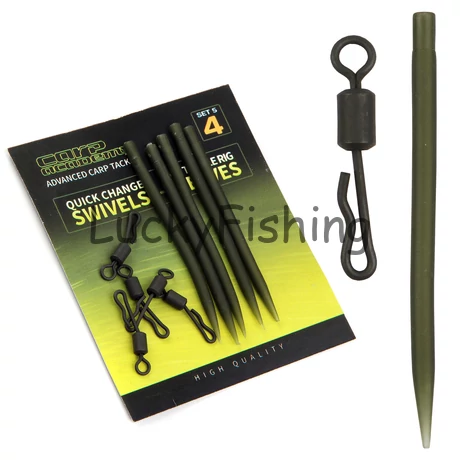 CARP ACADEMY Forgó gyorskapoccsal + szilikoncső 5+5db/cs