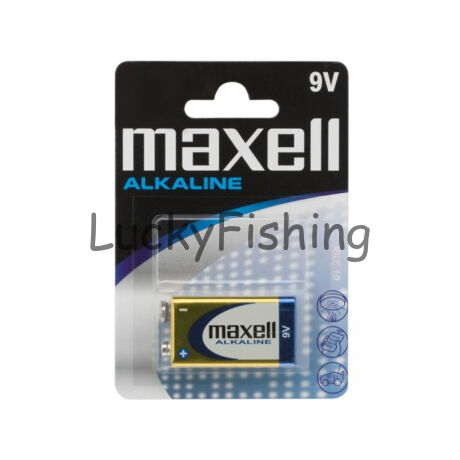 Maxell alkaline 6LR61 9V  alkaline elem