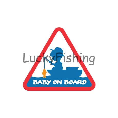 Horgász Matrica Baby On Board