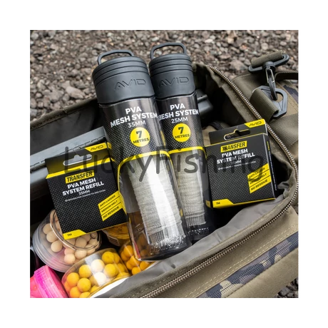 Avid Carp Transfer PVA Mesh System – PVA Háló 35mm (7m)