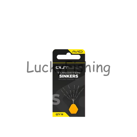 Avid Carp Outline Tungsten Sinkers Large Ütköző 18db