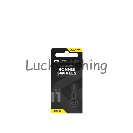 Avid Carp Outline Ronnie Swivels 11 Forgókapocs 10db
