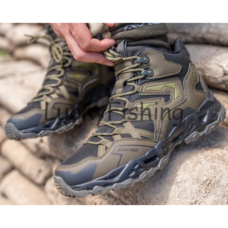 Avid Carp Hydro Force All Terrain Boots Horgász Bakancs Zöld-Szürke
