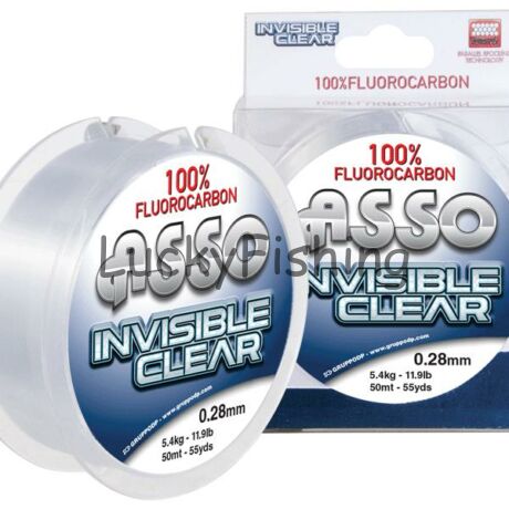 ASSO INVISIBLE CLEAR FLUORO CARBON 50M 0,15