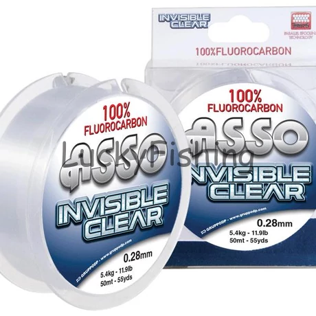 ASSO INVISIBLE CLEAR FLUORO CARBON 50M 0,45MM 12,2KG