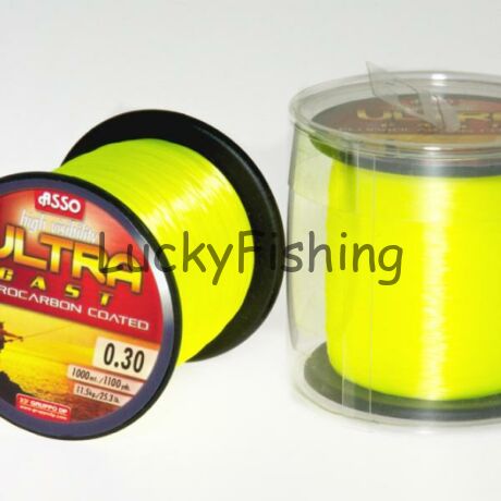 ASSO ULTRA CAST 1000M 0,20 FLUOROCARBON SÁRGA