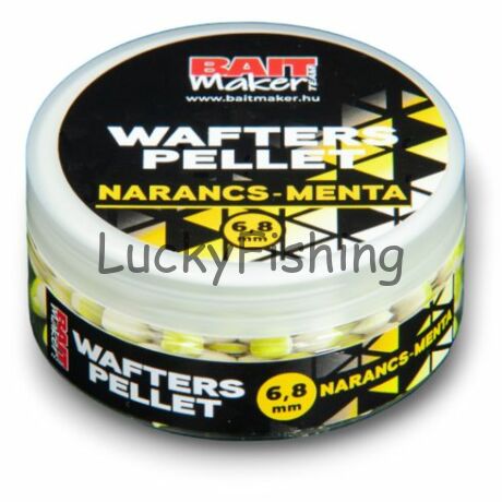 Bait Maker Wafters Pellet 6,8mm Narancs-Menta 30G