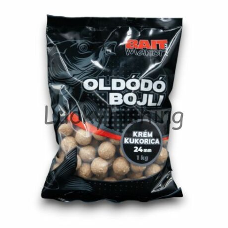 Bait Maker Oldódó BOJLI 24mm Krém Kukorica 1kg