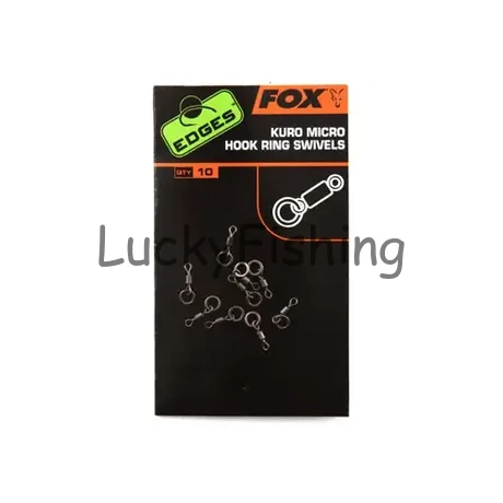 Fox Edges Kuro Micro Hook Ring Swivels