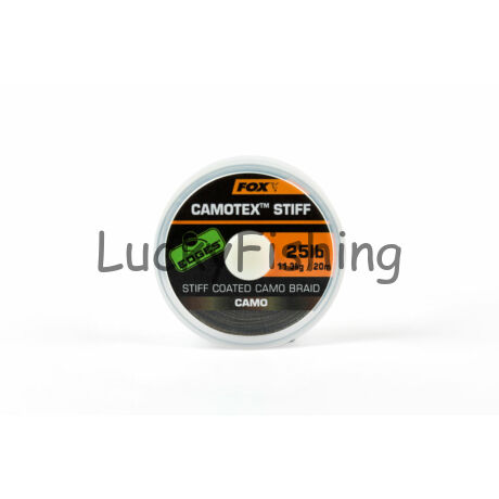 FOX EDGES™ Camotex Stiff Előkezsinór 25lb - 20m