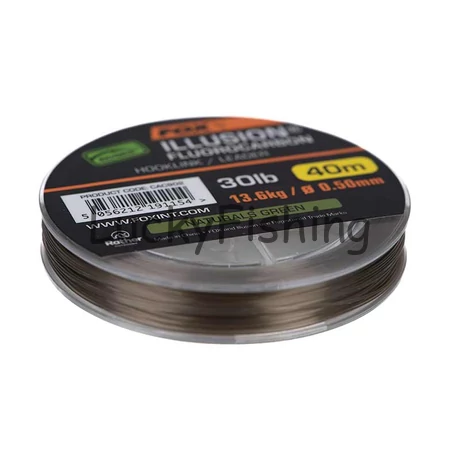 FOX Edges Illusion Fluorocarbon 20lb 9.1kg (0.40mm) x 40m - Naturals Green