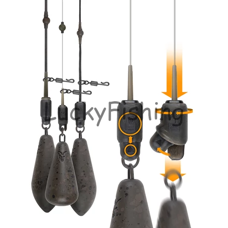 Fox Edges Naturals Heli-Clips – Komplett helikopter klip készlet 3db