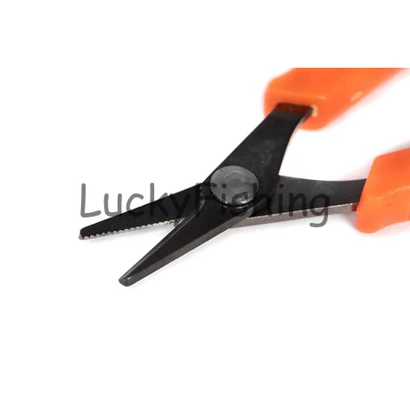 Fox Edges Titanium Braid Scissors Orange fonott zsinórokhoz olló