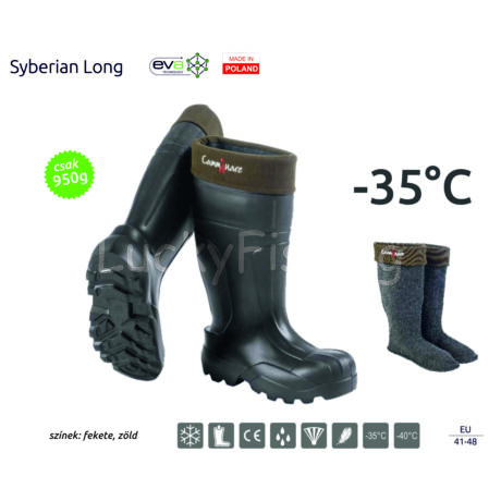 Camminare – Syberian Long EVA csizma FEKETE (-35°C) Méret: 48
