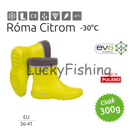 Camminare – Róma női EVA csizma Citrom (-30°C) Méret: 36/37