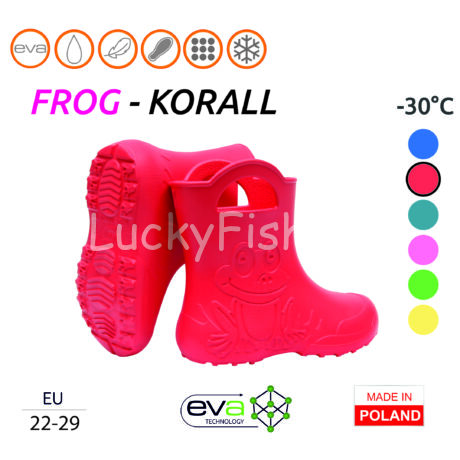 Camminare – Frog EVA gyerekcsizma Koral (-30°C) 22/23