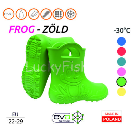 Camminare – Frog EVA gyerekcsizma ZÖLD (-30°C) 22/23