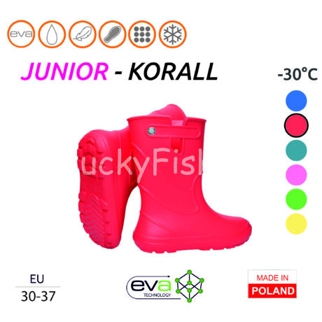 Camminare – Junior EVA gyerekcsizma KORALL (-30°C) Méret: 32-33