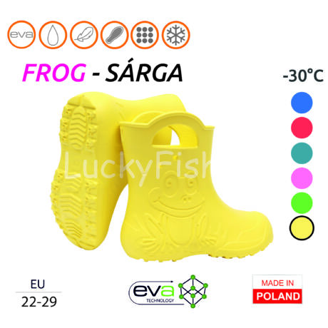 Camminare – Frog EVA gyerekcsizma SÁRGA (-30°C) 24/25