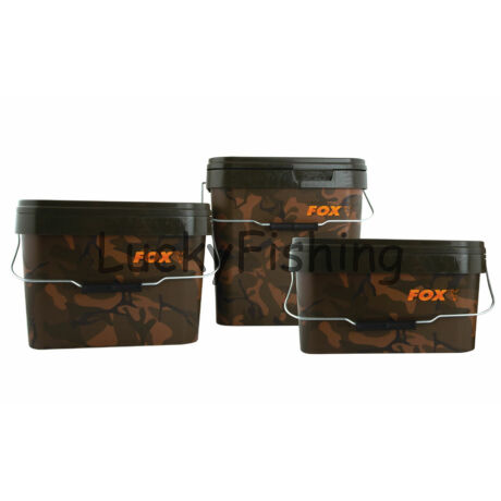 Fox Camo Square Buckets Terepmintás Vödör - 10L