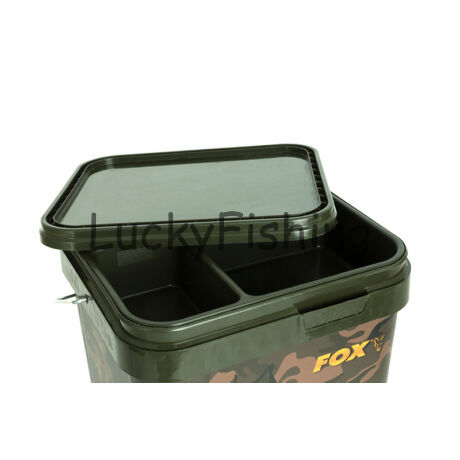 Fox Camo Square Buckets Terepmintás 17L Vödör Betét