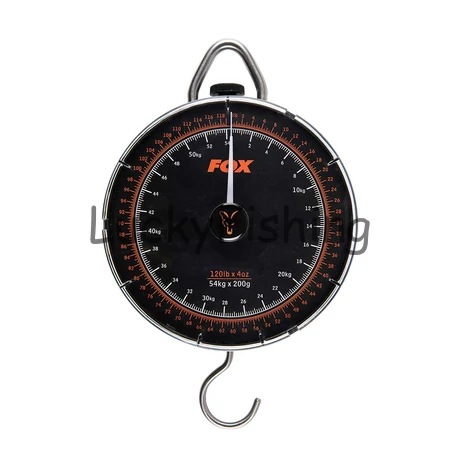 Fox Dial Scales Horgász Mérleg 120lb (54kg)