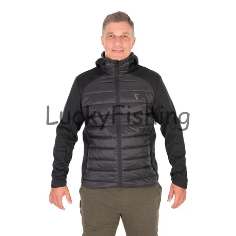 Fox Collection Hybrid Jacket Black/Orange Dzseki - M