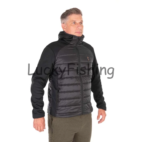 Fox Collection Hybrid Jacket Black/Orange Dzseki - M