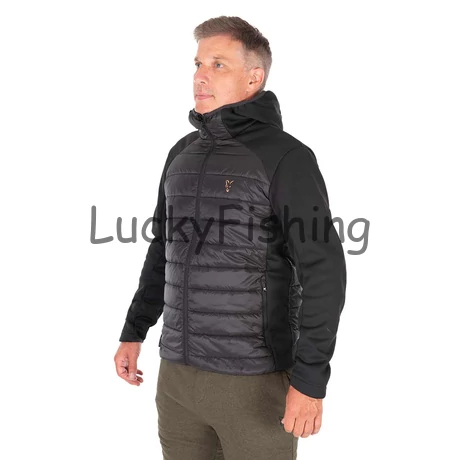 Fox Collection Hybrid Jacket Black/Orange Dzseki - M