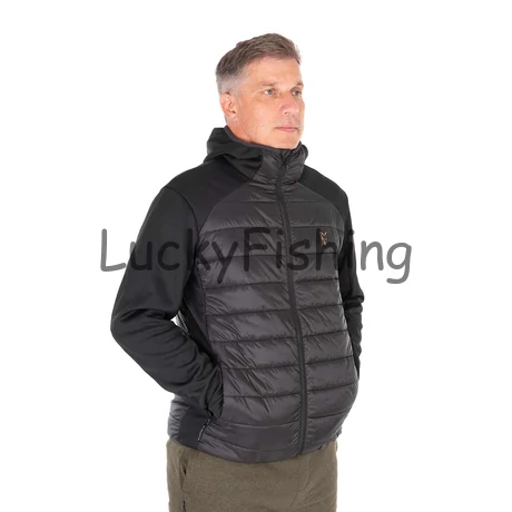 Fox Collection Hybrid Jacket Black/Orange Dzseki - M