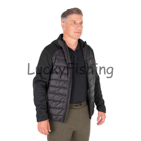 Fox Collection Hybrid Jacket Black/Orange Dzseki - M