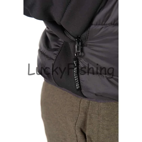 Fox Collection Hybrid Jacket Black/Orange Dzseki - M