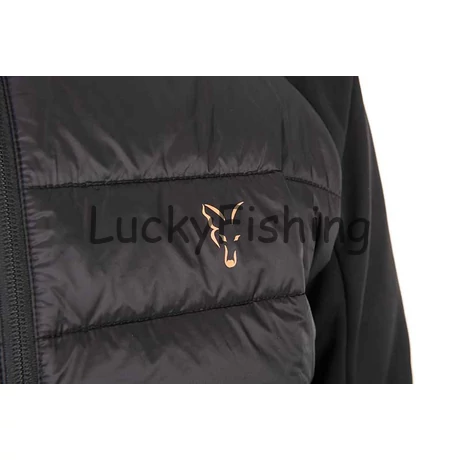 Fox Collection Hybrid Jacket Black/Orange Dzseki - M