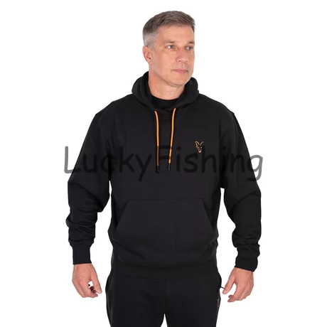 FOX Classic Hoody  - Pulóver - Fekete/Narancs - L