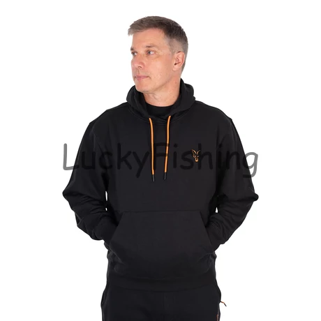 FOX Classic Hoody  - Pulóver - Fekete/Narancs - L