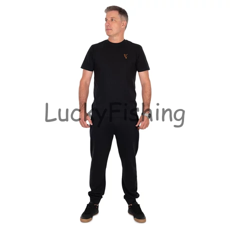 FOX Classic Jogger - Szabadidőnadrág - Fekete/Narancs - 3XL