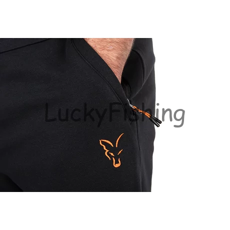 FOX Classic Jogger - Szabadidőnadrág - Fekete/Narancs - 3XL