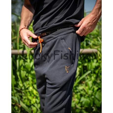FOX Classic Jogger - Szabadidőnadrág - Fekete/Narancs - 3XL
