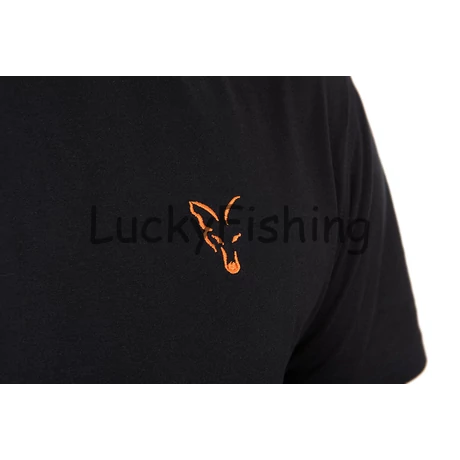 FOX Classic Póló - Fekete/Narancs - 3XL