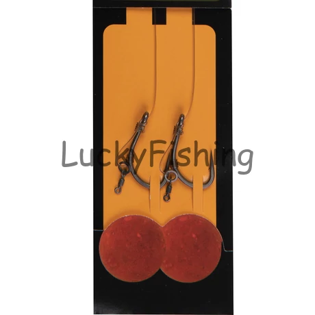 Fox EDGES™ Curve Short Fluoro D-Rigs Előkötött Bojlis Horog 2 30lb 2pcs