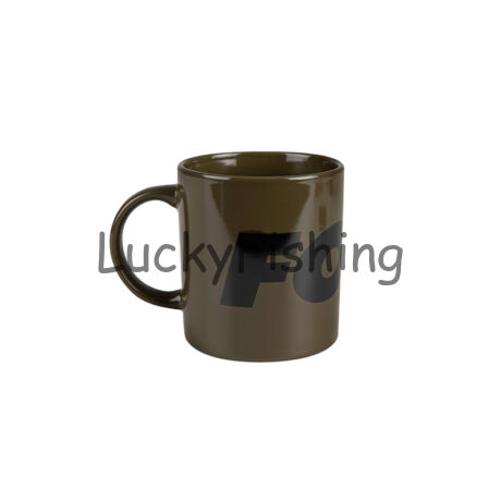 Fox Green and Black Logo Ceramic Mug Bögre