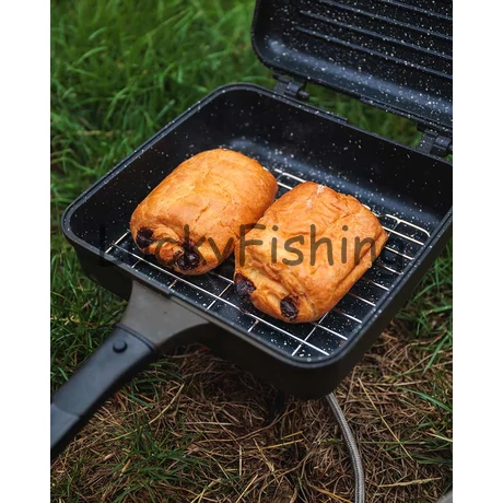 Fox Cookware Multi-Pan Khaki – Dupla serpenyő 198x185x45mm
