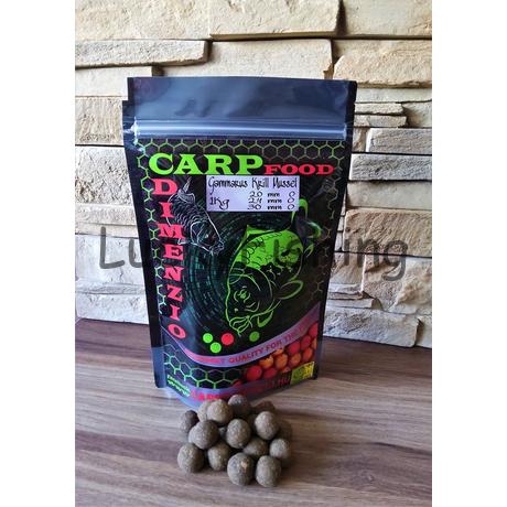 Carp Dimenzió Bojli Gammarus Krill Mussel 1kg 20mm