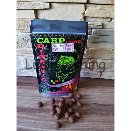 Carp Dimenzió Bojli Red Liver Spice 1kg 30mm