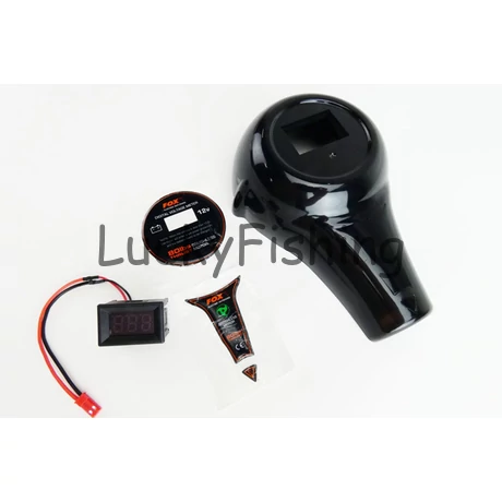 FOX Elektromos Csónakmotor 80LB 12V - Felső burkolat kijelzővel